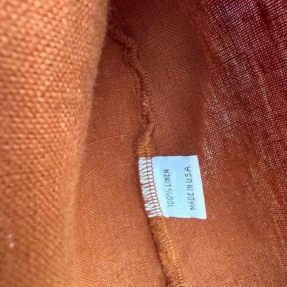 bryn Walker Terracotta Linen Blazer - Picture 4 of 4
